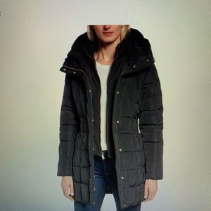 NWT Cole Haan Hooded Down and Feather Jacket
